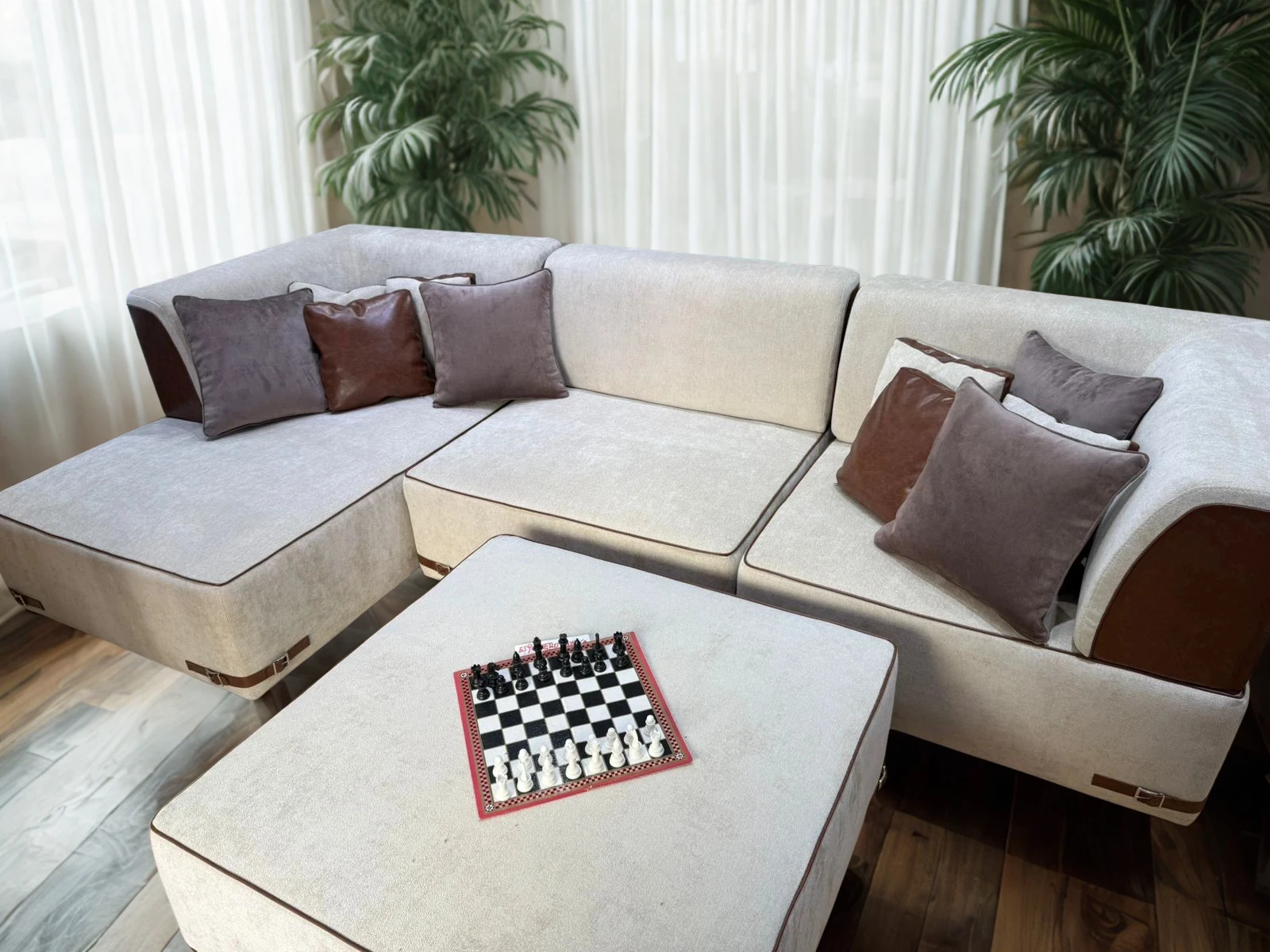 Rincón modular blanco vista 1